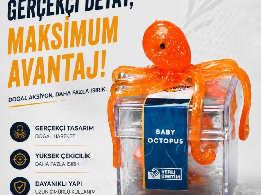 BABY OCTOPUS- Silikon Ahtapot